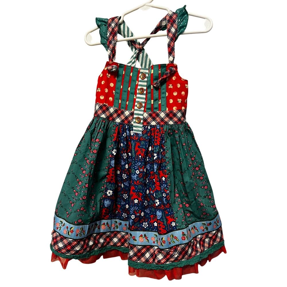 Matilda Jane Christmas Holiday Dress Size 4 Excellent very gently used condition